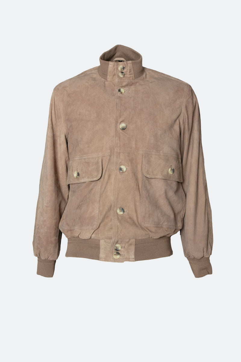 Aldo Polo Suede Taupe unisex Barone firenze - 2