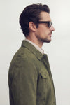 Ale Green Suede Men’s Jacket unisex Barone firenze - 11