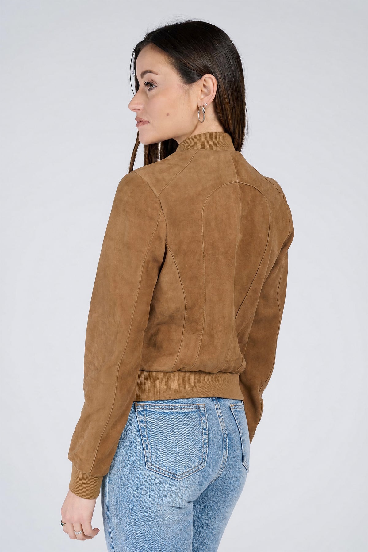 Ambra Tan Suede woman Barone firenze - 4