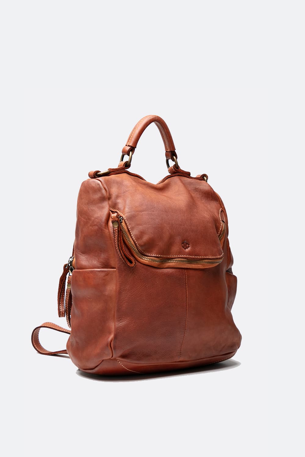 Arezzo Tan Backpack unisex Barone firenze - 3