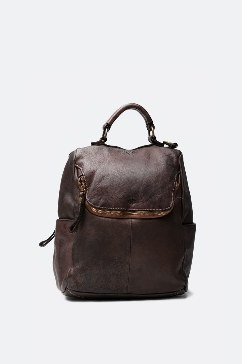 Arezzo Dark Brown Backpack unisex Barone firenze - 1