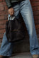 Arezzo Dark Brown Backpack unisex Barone firenze - 5