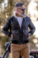 Aviator Shearling Style Black man Barone firenze - 1