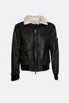 Aviator Shearling Style Black man Barone firenze - 2