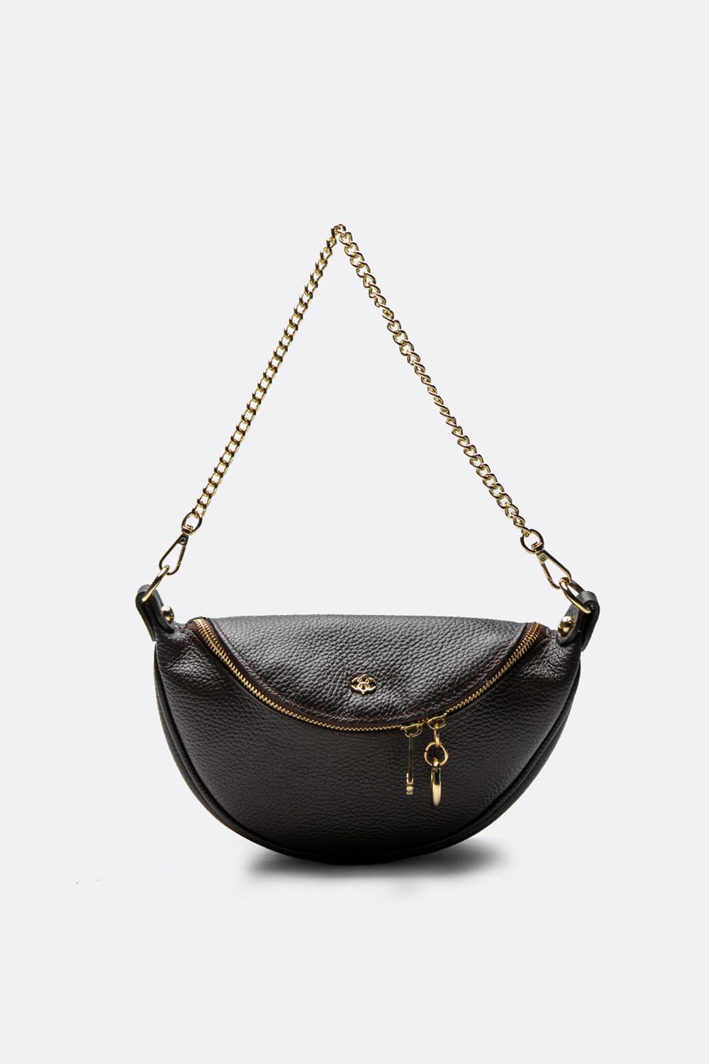 Bea Pouch Dark Brown woman Barone firenze - 5