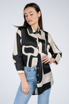 Button blouse woman Barone firenze - 1