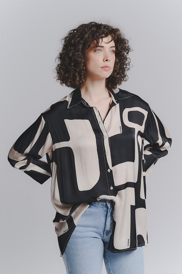 Button blouse woman Barone firenze