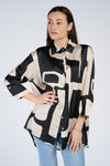 Button blouse woman Barone firenze - 2