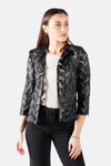 Leaves Jacket woman Barone firenze - 3
