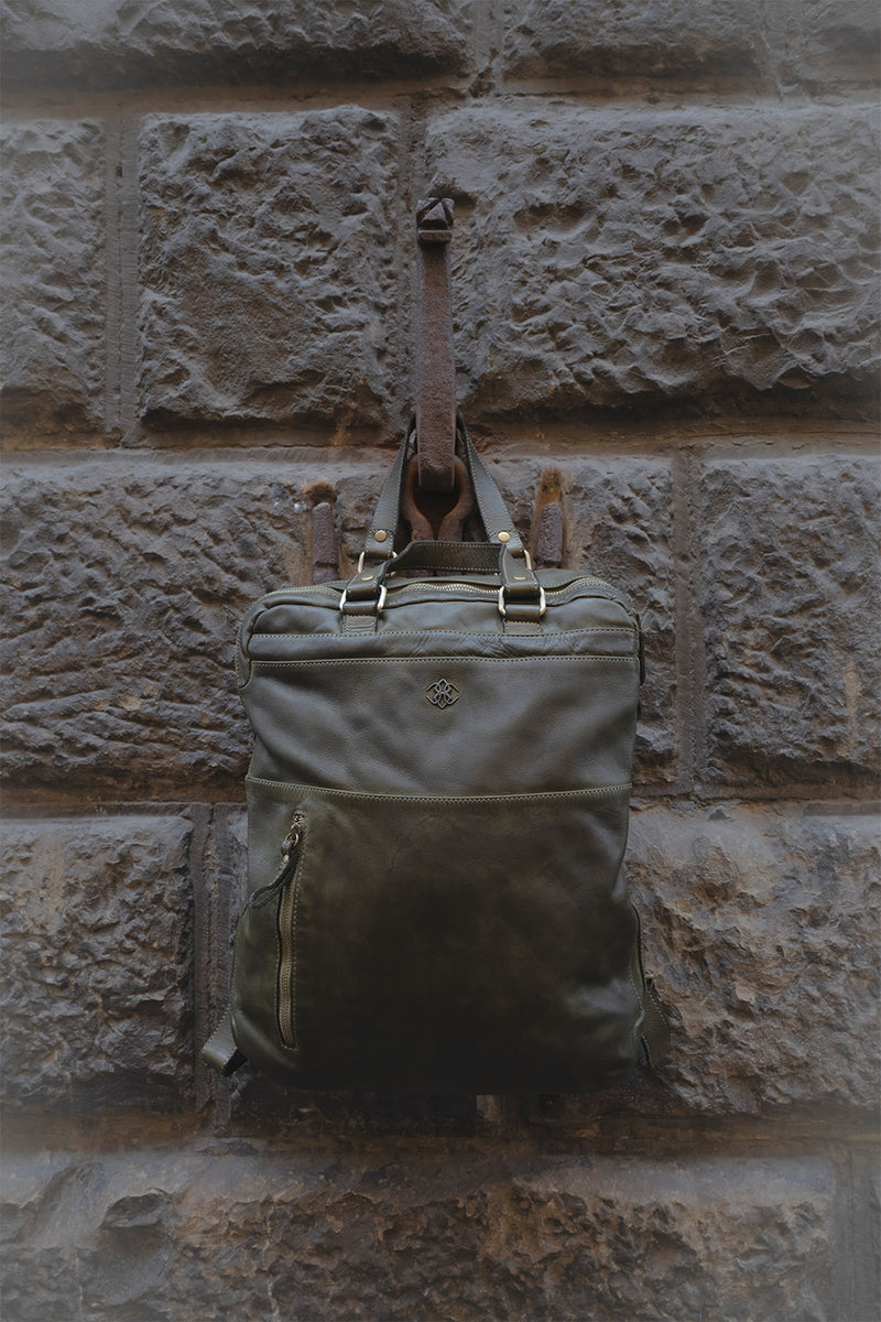 Bolgheri Green Backpack unisex Barone firenze - 3
