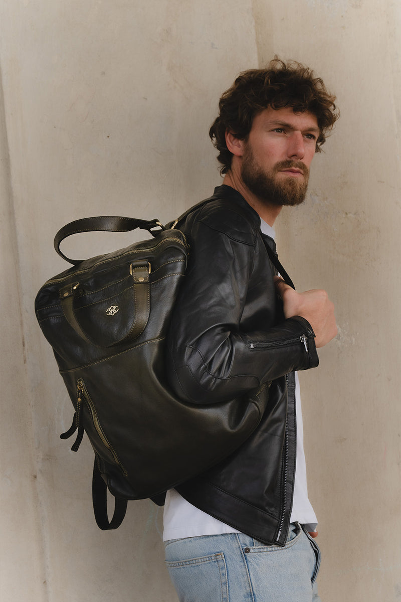 Bolgheri Green Backpack unisex Barone firenze - 2