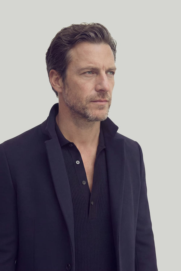 Mixed Cashmere Men's Elegant Coat uomo Barone firenze