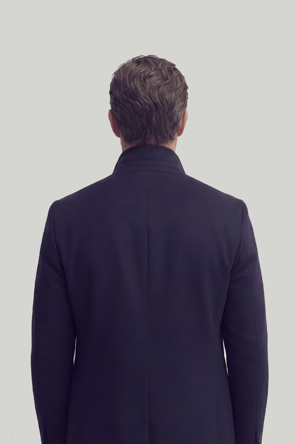 Mixed Cashmere Men's Elegant Coat man Barone firenze - 4