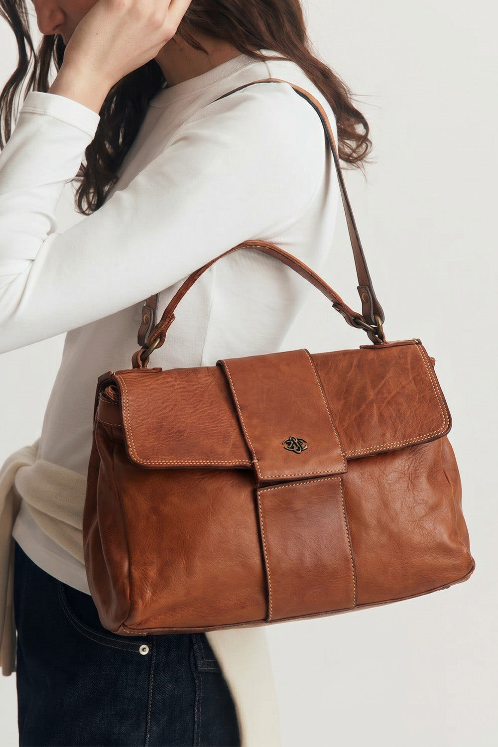 Carrara Cuoio woman Barone firenze - 2