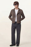 Chiodo Man Bis Nuvolato Dark Brown man Barone firenze - 5