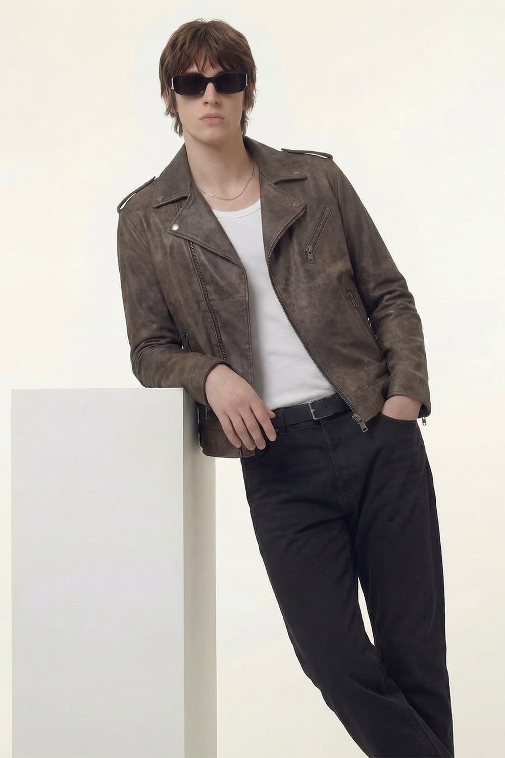 Chiodo Man Bis Nuvolato Dark Brown man Barone firenze - 8