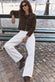 Women's Bis Suede Biker Jacket Dark Brown woman Barone firenze - 2