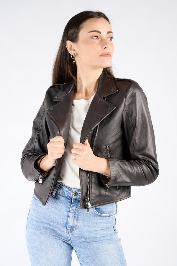 Chiodo Women Bis Dark Brown donna Barone firenze