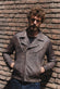 Chiodo Man Bis Nuvolato Dark Brown man Barone firenze - 1
