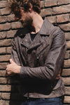 Chiodo Man Bis Nuvolato Dark Brown man Barone firenze - 4