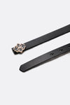 Mini Logo Belt Black woman Barone firenze - 2