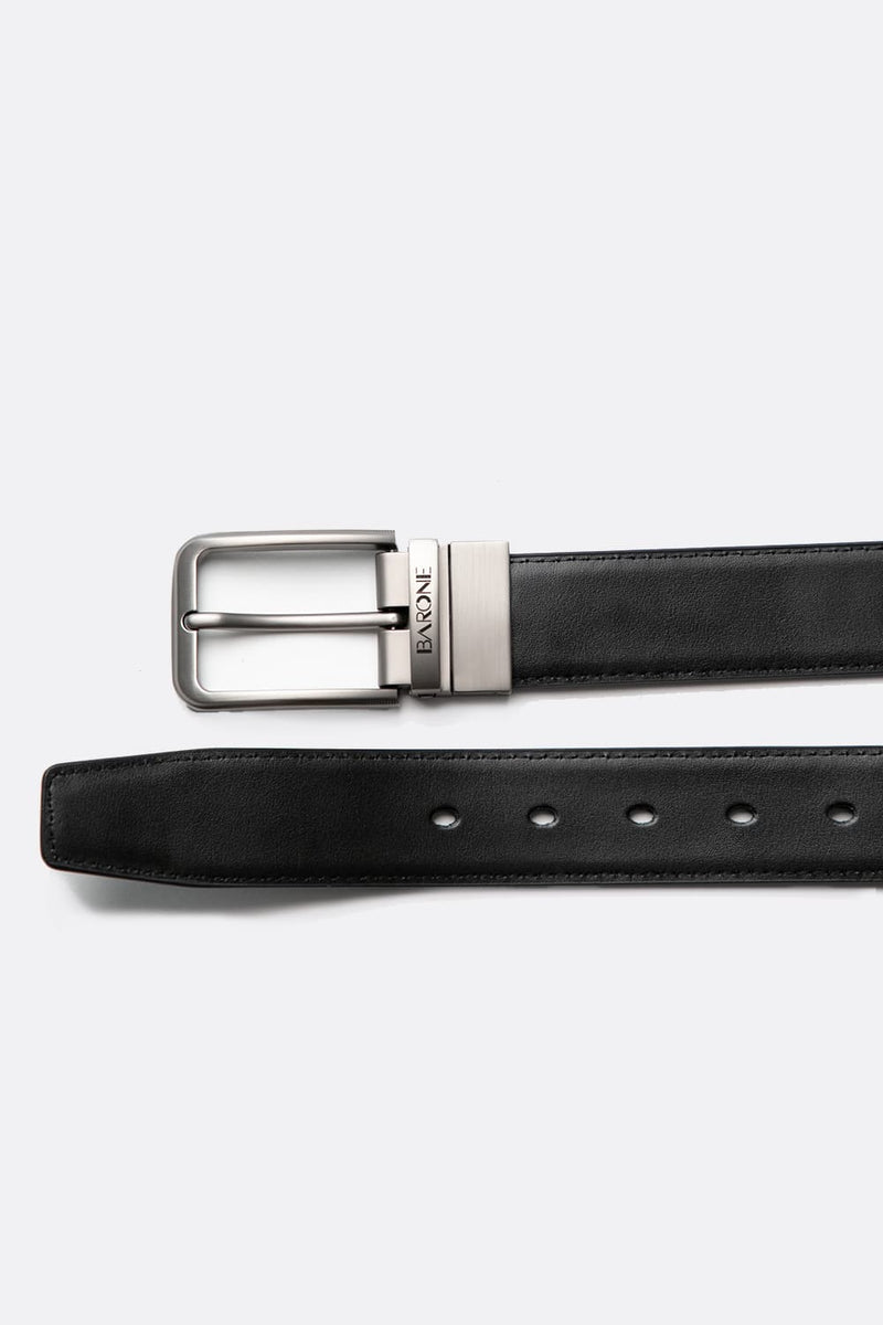 Men's Twist Belt Taupe man Barone firenze - 3