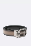 Men's Twist Belt Taupe man Barone firenze - 1