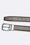 Men's Twist Belt Taupe man Barone firenze - 2