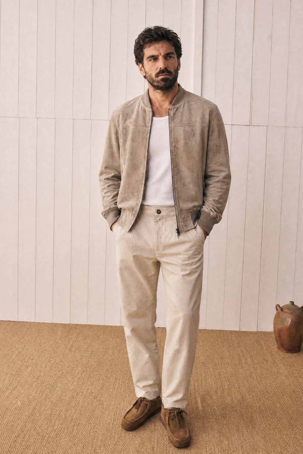 David Taupe Suede unisex Barone firenze - 9