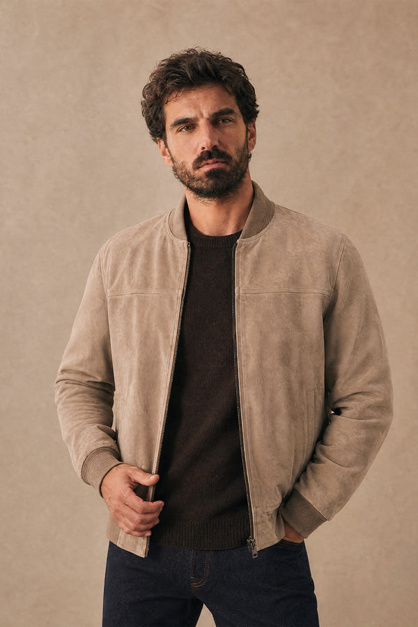 David Taupe Suede unisex Barone firenze