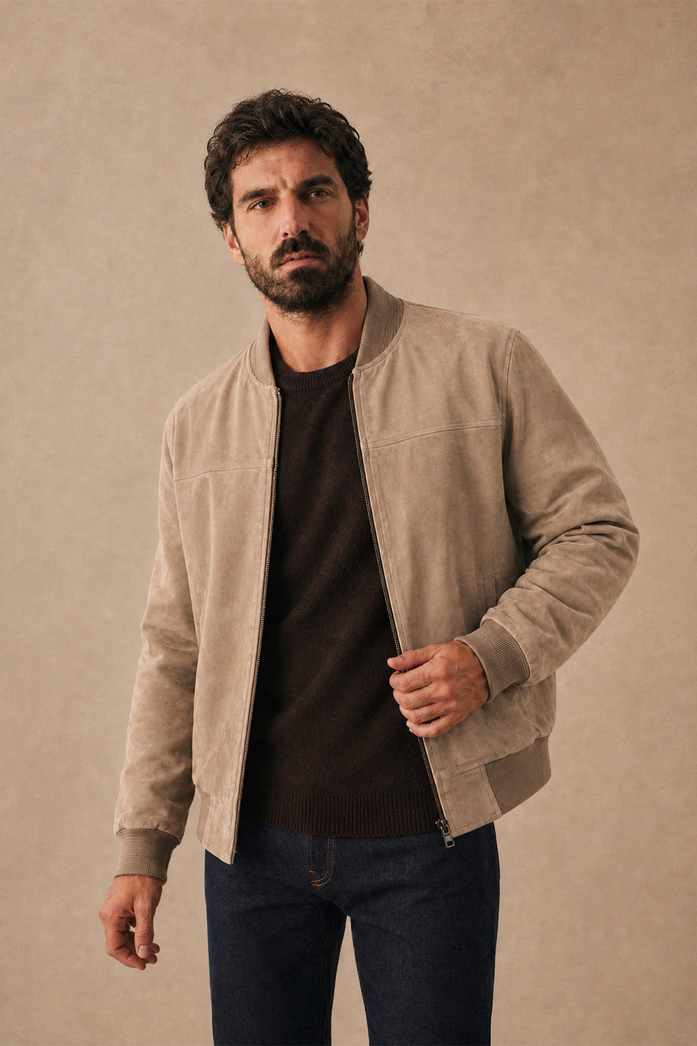 David Taupe Suede unisex Barone firenze - 5