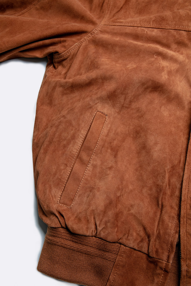 David Suede Dark Cognac unisex Barone firenze - 5