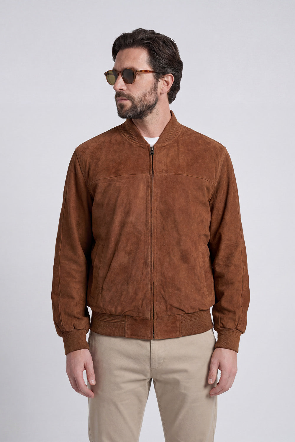 David Suede Dark Cognac unisex Barone firenze - 3