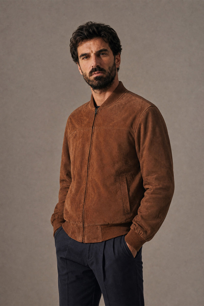 David Suede Dark Cognac unisex Barone firenze - 9
