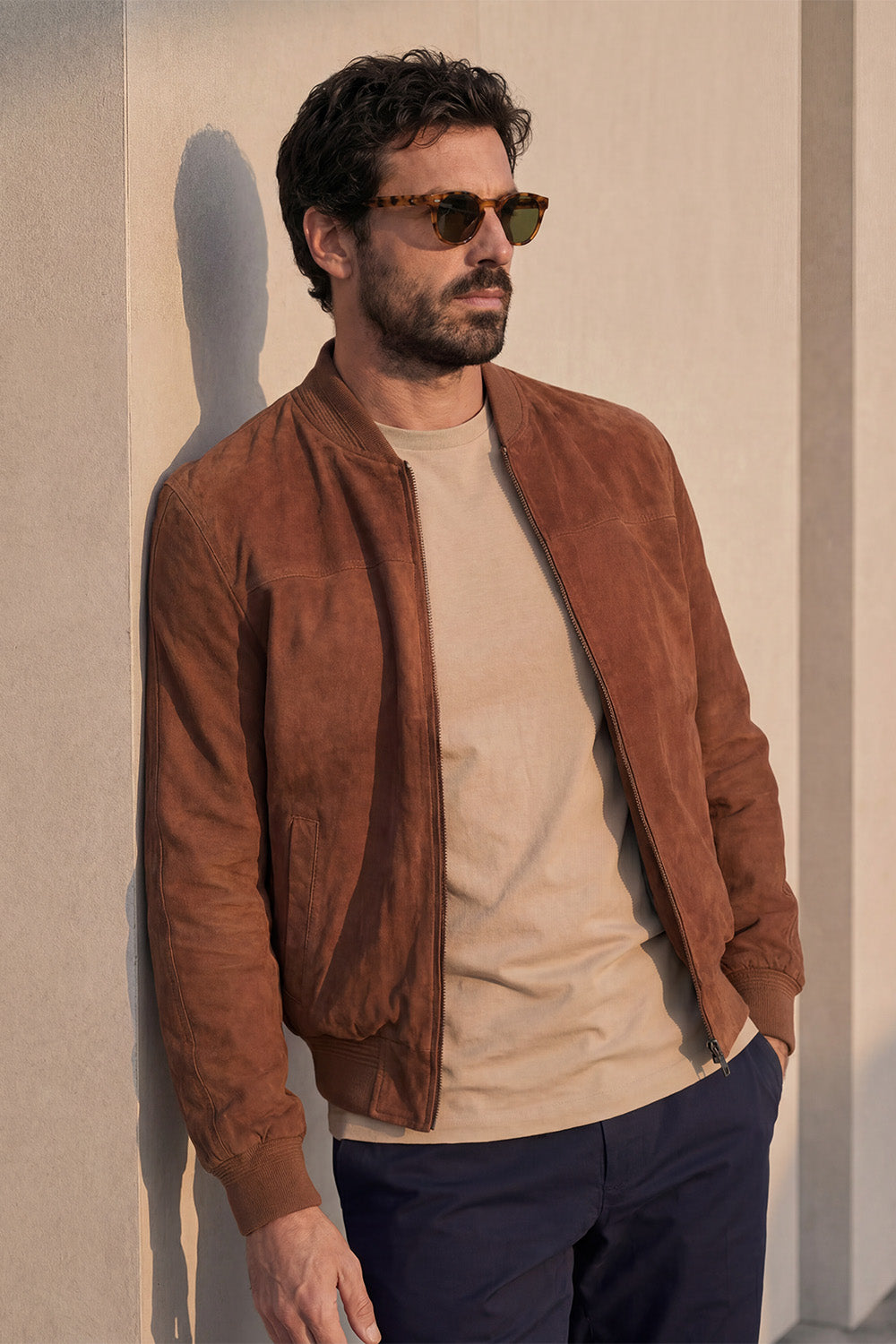David Suede Dark Cognac unisex Barone firenze - 6