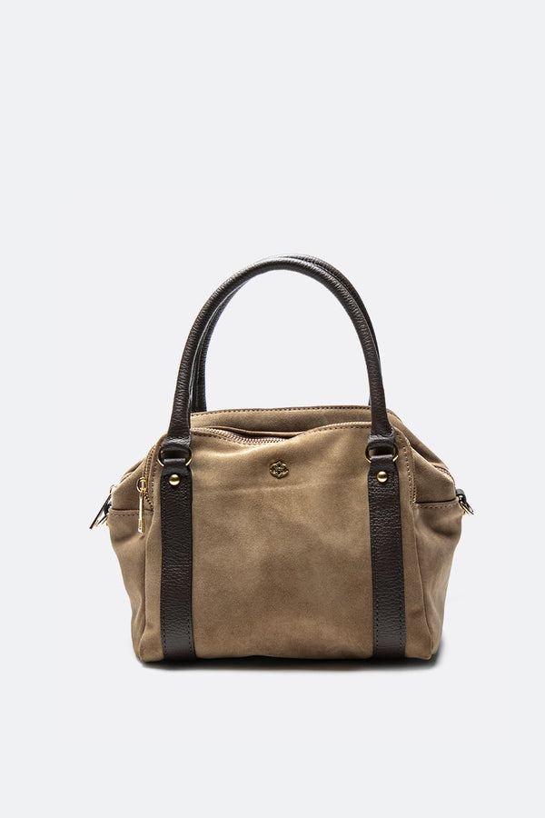 Divina Taupe Suede woman Barone firenze