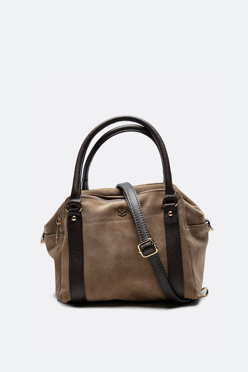 Divina Taupe Suede woman Barone firenze - 5