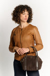 Divina Dark Brown Suede woman Barone firenze - 2