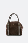 Divina Dark Brown Suede woman Barone firenze - 1