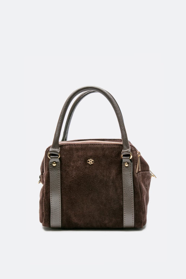 Divina Dark Brown Suede woman Barone firenze