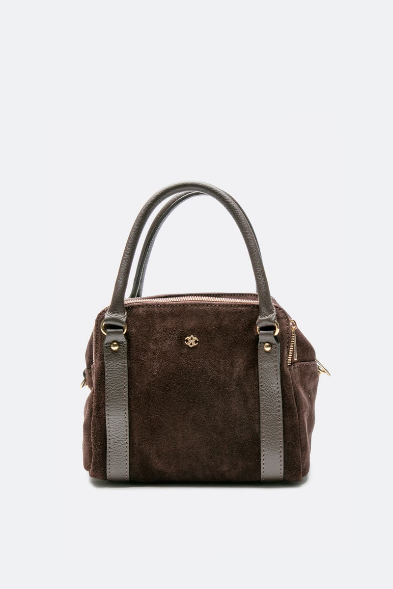 Divina Dark Brown Suede woman Barone firenze - 1