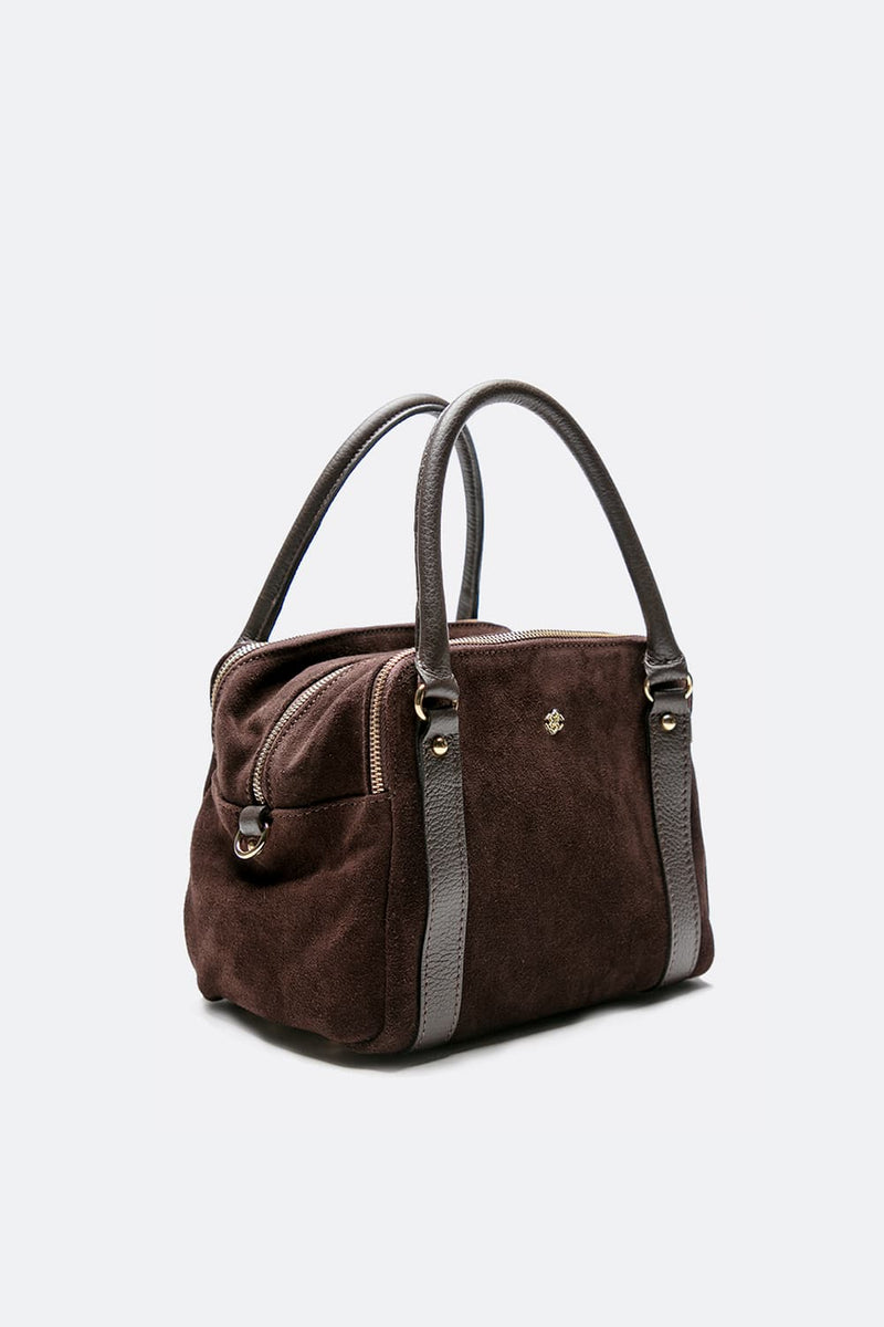 Divina Dark Brown Suede woman Barone firenze - 3