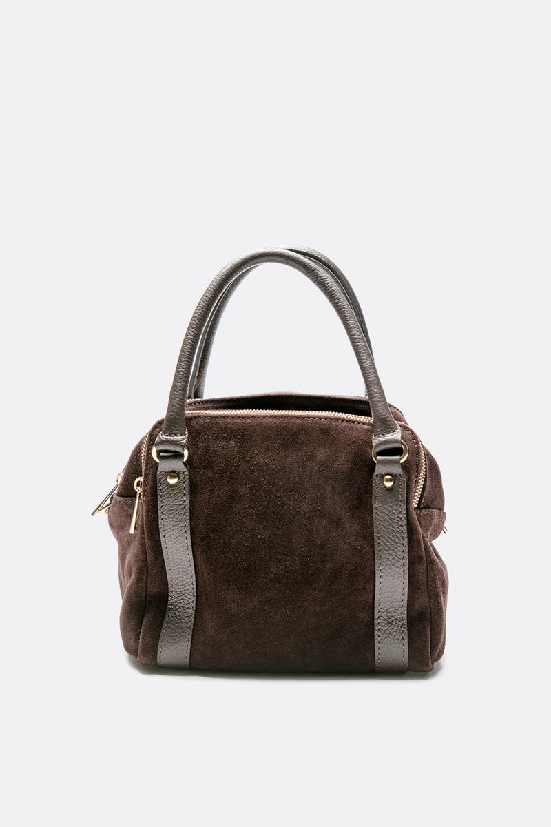 Divina Dark Brown Suede woman Barone firenze - 5