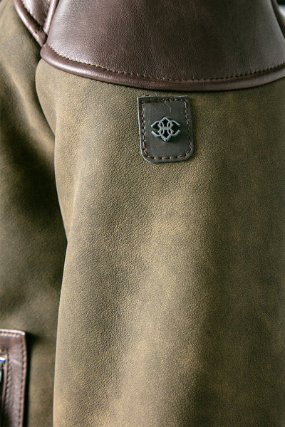 Elton Gold Colletto Shearling Style Verde