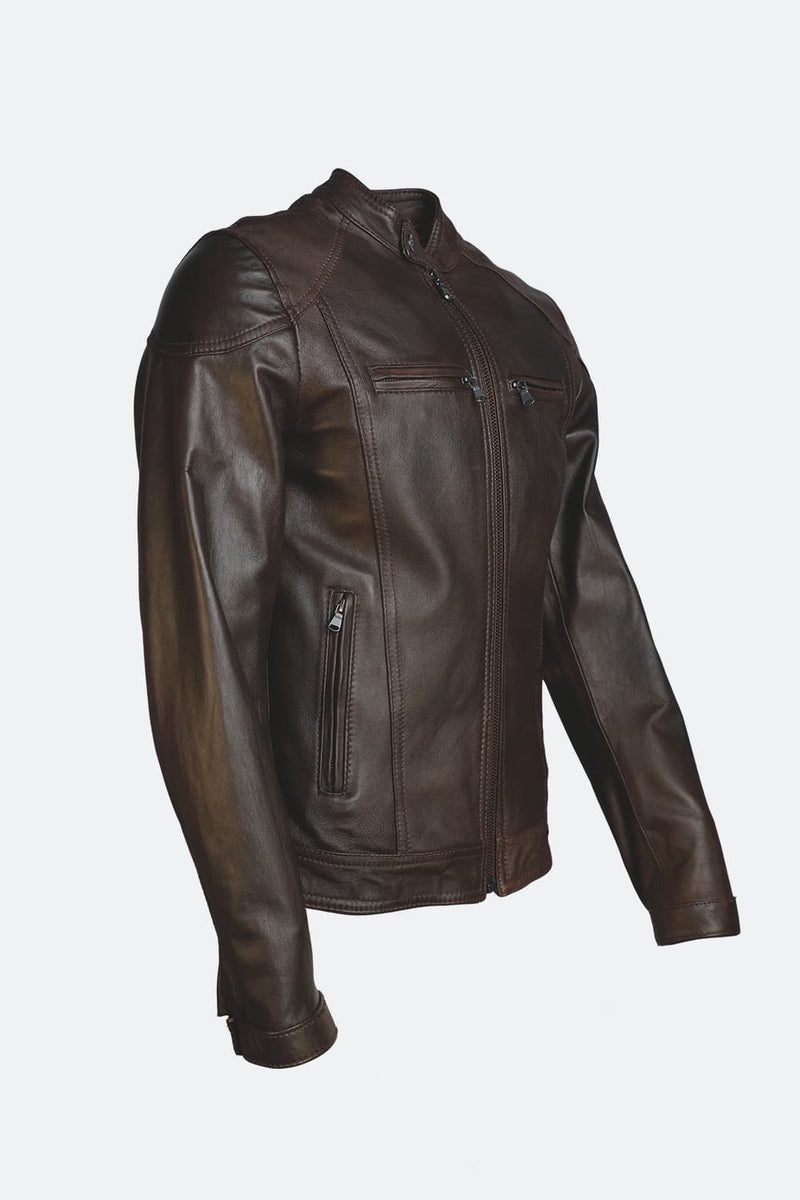 Elton Gold Nappa Dark Brown man Barone firenze - 2
