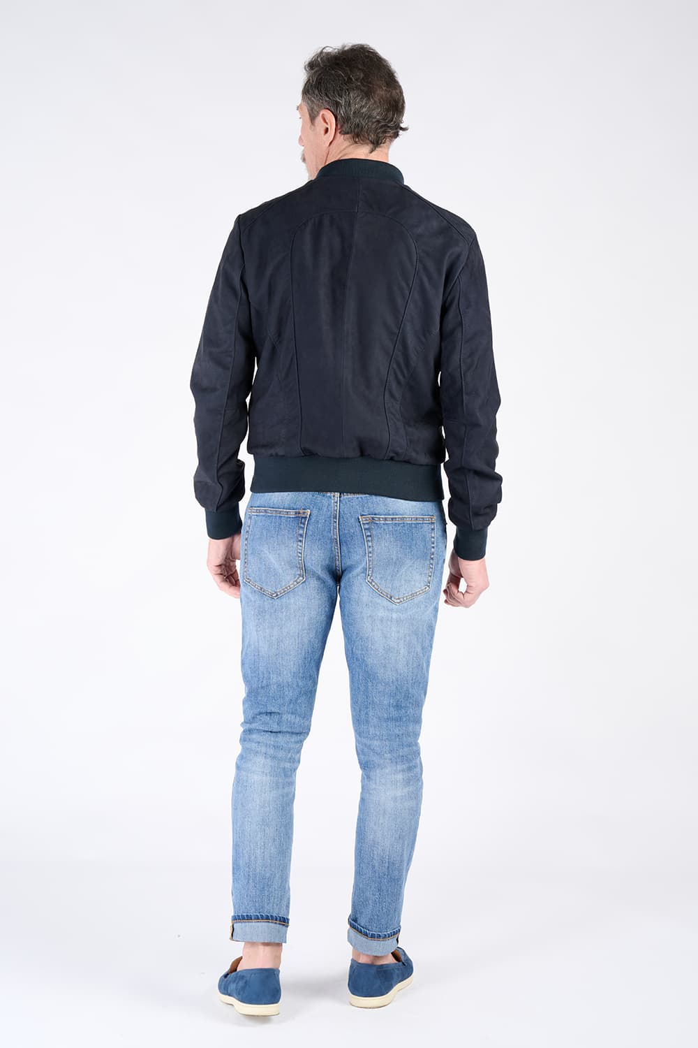 Enrico Suede Blue man Barone firenze - 9