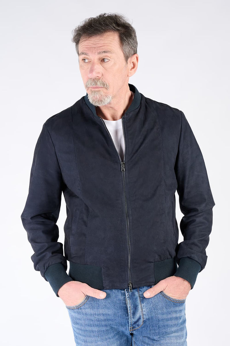 Enrico Suede Blue man Barone firenze - 3