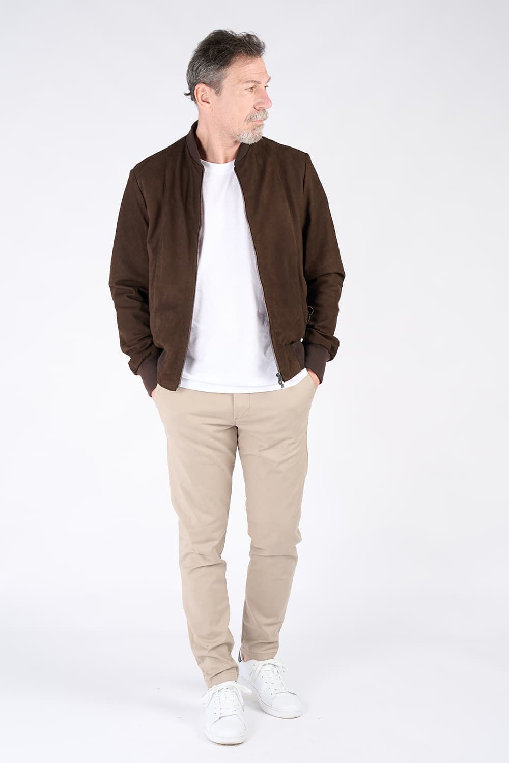 Enrico Dark Brown Suede man Barone firenze - 7