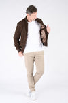 Enrico Dark Brown Suede man Barone firenze - 10