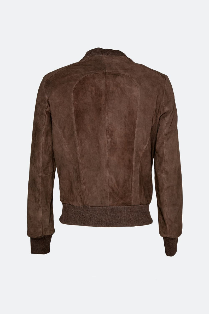 Enrico Dark Brown Suede man Barone firenze - 11